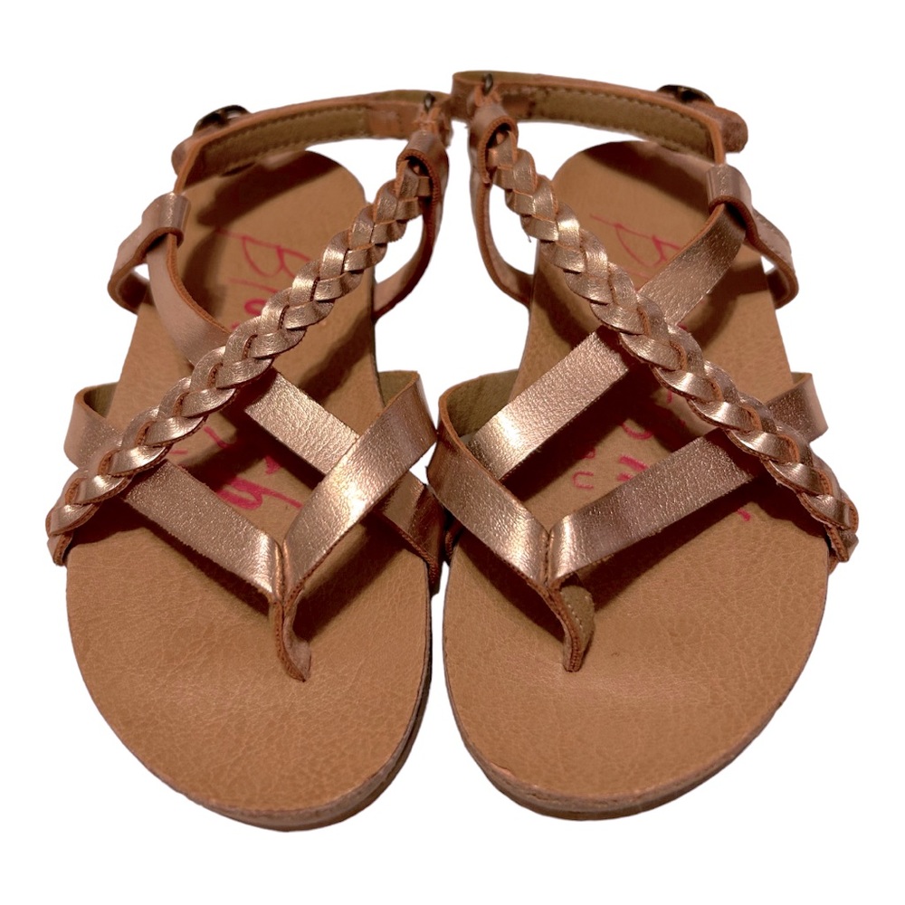 Blowfish Kid’s Malibu Goya T strap sandals size 8 toddler